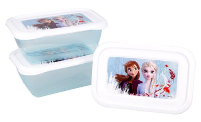 Disney Jégvarázs Blue Forest műanyag ételhordó doboz 3 db-os