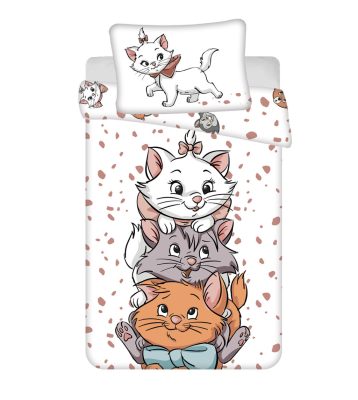 Disney Marie Friends gyerek, ovis ágyneműhuzat 100×135 cm, 40×60 cm