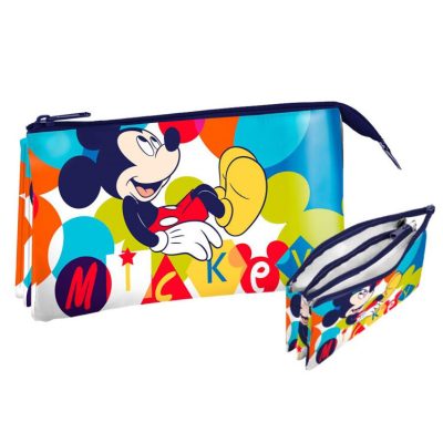 Disney Mickey Colors gyerek neszeszer, tolltartó 3 rekeszes