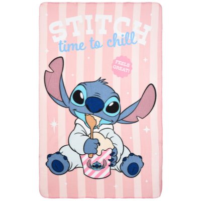 Disney Lilo és Stitch, A csillagkutya Time to Chill polár takaró 100x150cm