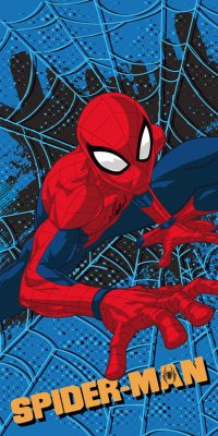Pókember Spider-Verse fürdőlepedő, strand törölköző 70x140cm (Fast Dry)
