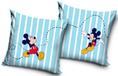 Disney Mickey Stripe & Smile párna, díszpárna 40x40 cm