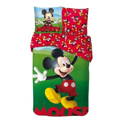 Disney Mickey Garden ágyneműhuzat 140×200cm, 65x65 cm