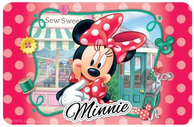 Disney Minnie Sewing shop tányéralátét 43x28 cm