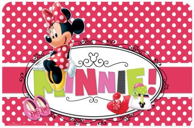 Disney Minnie Polka Dots tányéralátét 43x28 cm
