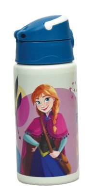 Disney Jégvarázs Together We Lead alumínium szívószálas kulacs akasztóval 500 ml