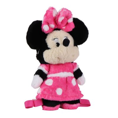 Disney Minnie Pinky plüss hátizsák, táska 30 cm