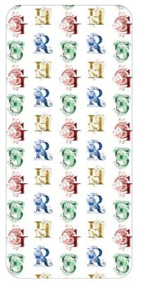 Harry Potter Initials gumis lepedő 90x200 cm