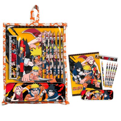 Naruto Ninjas írószer szett tartóval