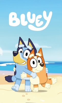 Bluey Cozy kéztörlő, arctörlő, törölköző 30x50cm