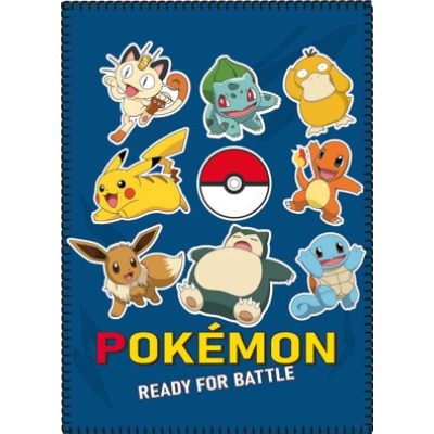 Pokémon Ready for Bottle polár takaró 100x140cm