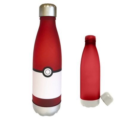Pokémon Pokeball műanyag kulacs csavaros kupakkal 650 ml