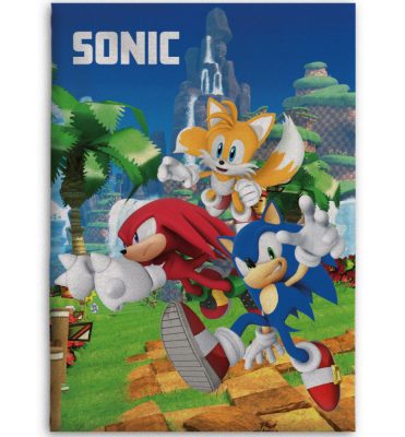 Sonic a sündisznó Speedy Dreams polár takaró 100x140cm