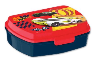 Hot Wheels Red funny műanyag szendvicsdoboz