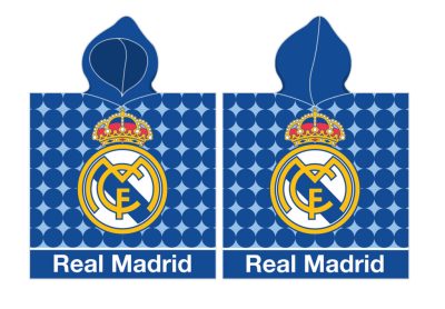 Real Madrid Los Blancos strand törölköző poncsó 55x110 cm (Fast Dry)