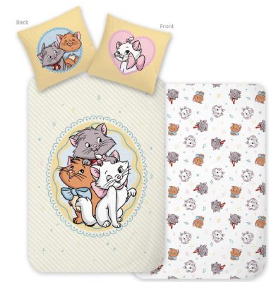 Disney Classics Macskarisztokraták Cute ágyneműhuzat 140×200cm, 70×90 cm