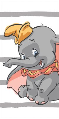 Disney Dumbo Stripe fürdőlepedő, strand törölköző 70x140cm