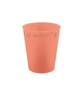 Lazacszín Pastel Salmon micro prémium műanyag pohár 250 ml