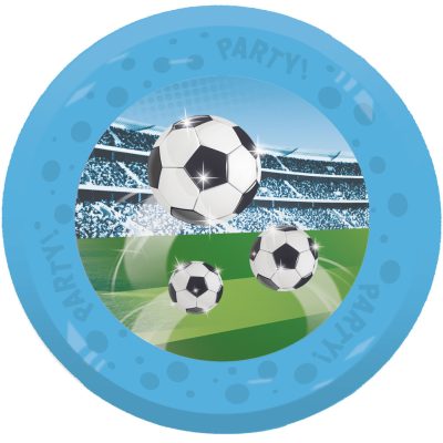 Focis Soccer Fans micro prémium műanyag lapostányér 4 db-os szett 21 cm