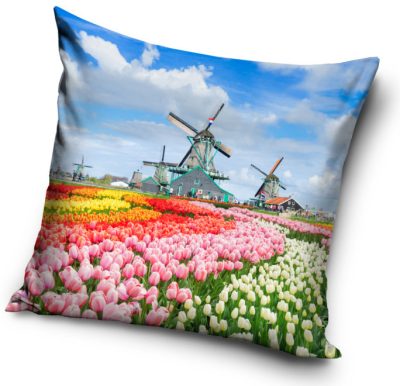 Amsterdam Tulips párnahuzat 40x40 cm
