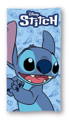 Disney Lilo és Stitch, A csillagkutya Big Smile fürdőlepedő, strand törölköző 70x140cm (Fast Dry)