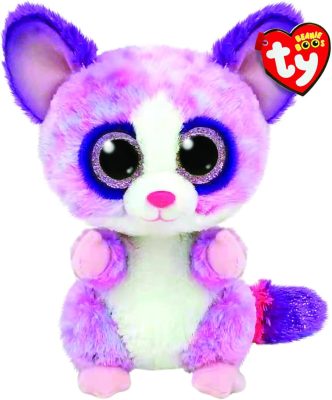 BOOS plüss figura BECCA, 15 cm - rózsaszínfülesmaki