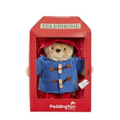 Paddington Phone Box plüssfigura 20 cm díszdobozban
