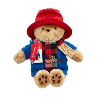 Michael Bond 60. évfordulós Large Cuddly Paddington sállal 25 cm