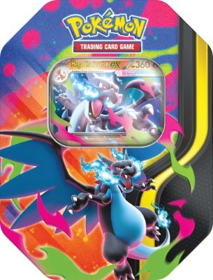 Pokémon TCG Mega Charizard X ex Tin