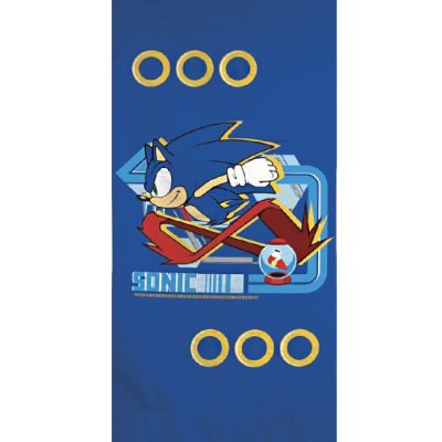 Sonic a sündisznó Ring fürdőlepedő, strand törölköző 70x140cm (Fast Dry)