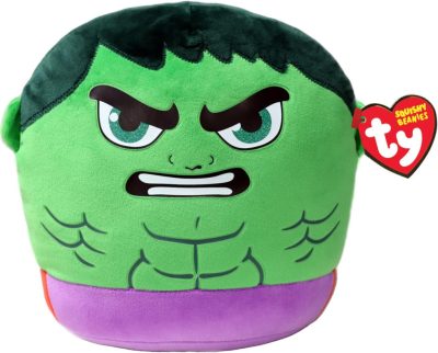 Ty Squishy Beanies párna alakú plüss f igura Marvel HULK, 22 cm