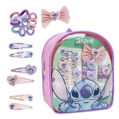 Disney Lilo és Stitch, A csillagkutya Alien Love hajkiegészítő szett táskában
