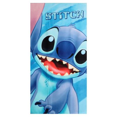Disney Lilo és Stitch, A csillagkutya Big Smile fürdőlepedő, strand törölköző 70x140cm (Fast Dry)