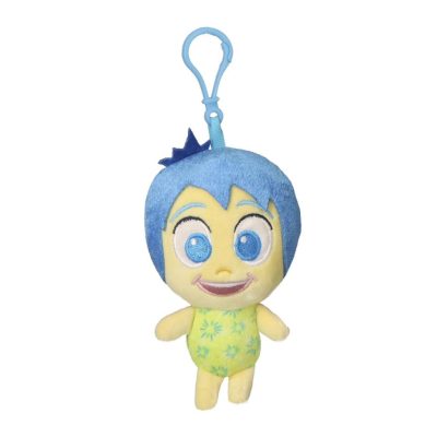 Disney Agymanók Joy 3D plüss figura akasztóval, táskadísz 12 cm