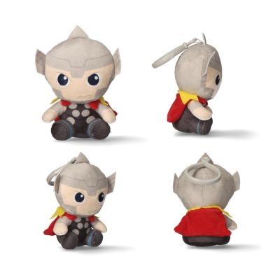 Bosszúállók Thor 3D plüss figura akasztóval, táskadísz 13 cm