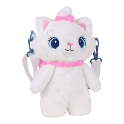 Disney Marie White plüss hátizsák, táska 28 cm