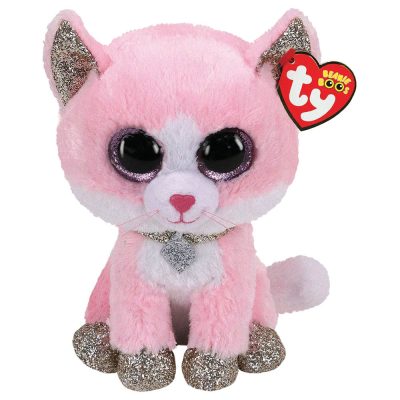 BOOS plüss figura FIONA, 24 cm - rózsaszínmacska