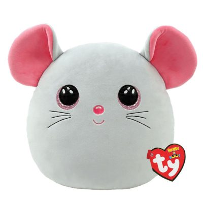 Ty Squishy Beanies párna alakú plüss figura CATNIP, 22 cm - egér