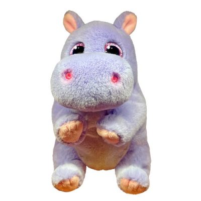 Ty Beanie Bellies plüss figura HENRIETTA, 15 cm - lilavíziló