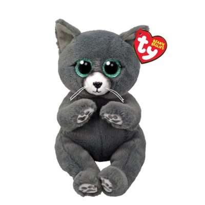 Ty Beanie Bellies plüss figura BINX, 15 cm - oroszkékmacska