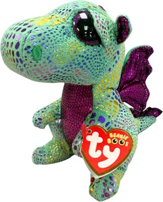 BOOS plüss figura CINDER, 15 cm - zöldsárkány
