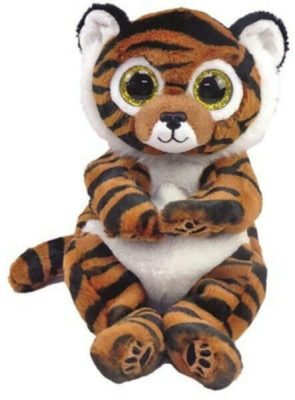Ty Beanie Bellies plüss figura CLAWDIA, 15 cm - tigris