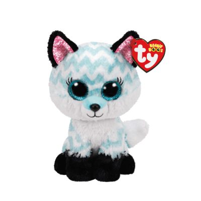 BOOS plüss figura ATLAS, 15 cm - fehér - türkizróka