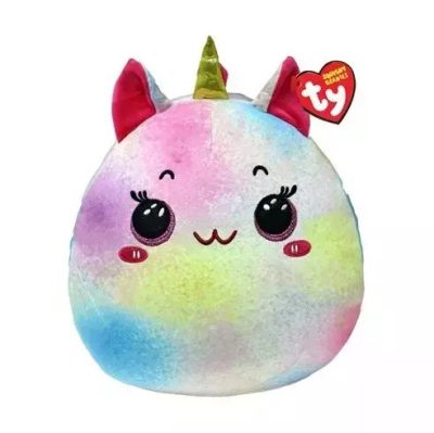 Ty Squishy Beanies párna alakú plüss figura MAISIE, 22 cm - unikornis