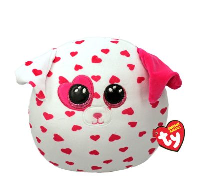 Ty Squishy Beanies párna alakú plüss figura BEAU, 22 cm - kutya