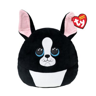 Ty Squishy Beanies párna alakú plüss figura TINK, 22 cm - fekete/fehérkutya