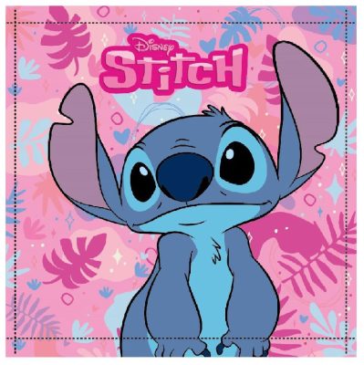 Disney Lilo és Stitch, A csillagkutya Pink Paradise kéztörlő, arctörlő, törölköző 30x30cm