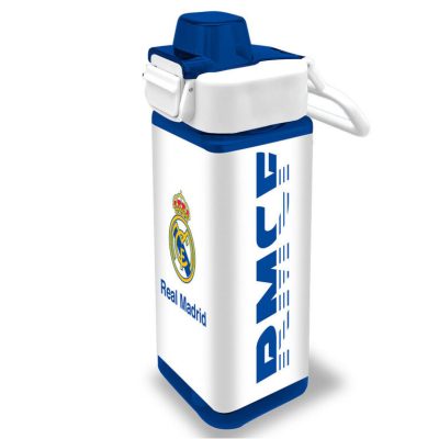 Real Madrid Hala square műanyag szívószálas kulacs 500 ml