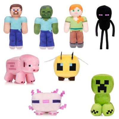 Minecraft plüssfigura 20 cm véletlenszerű karakter