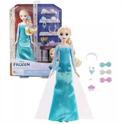 Disney Jégvarázs Elza baba kiegészítőkkel 29 cm